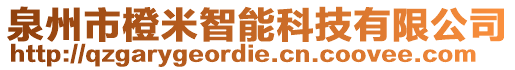 泉州市橙米智能科技有限公司