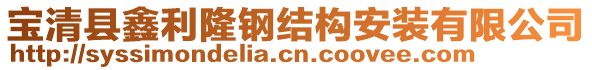 寶清縣鑫利隆鋼結(jié)構(gòu)安裝有限公司