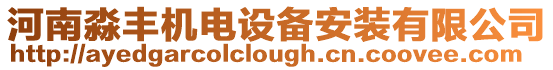 河南淼豐機電設(shè)備安裝有限公司