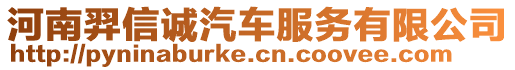 河南羿信誠汽車服務有限公司