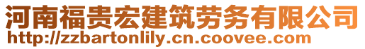 河南福貴宏建筑勞務(wù)有限公司