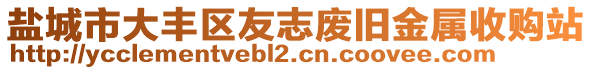 鹽城市大豐區(qū)友志廢舊金屬收購(gòu)站