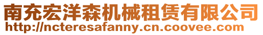 南充宏洋森機(jī)械租賃有限公司