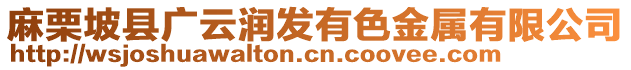 麻栗坡縣廣云潤(rùn)發(fā)有色金屬有限公司