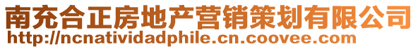 南充合正房地產(chǎn)營(yíng)銷策劃有限公司