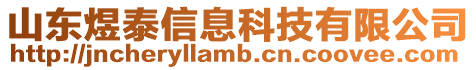 山東煜泰信息科技有限公司