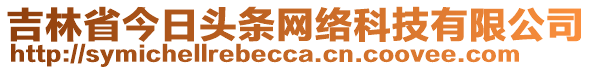 吉林省今日頭條網絡科技有限公司