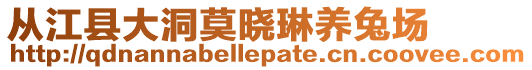 從江縣大洞莫曉琳養兔場