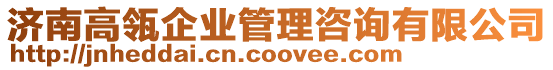 濟(jì)南高瓴企業(yè)管理咨詢有限公司