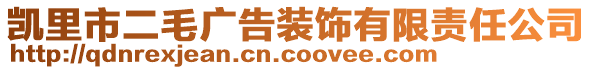 凱里市二毛廣告裝飾有限責(zé)任公司