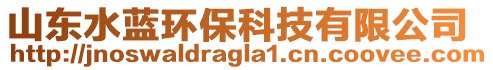 山東水藍環(huán)保科技有限公司