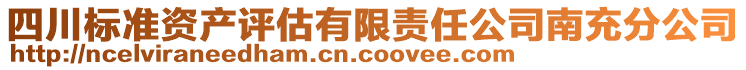 四川標(biāo)準(zhǔn)資產(chǎn)評估有限責(zé)任公司南充分公司