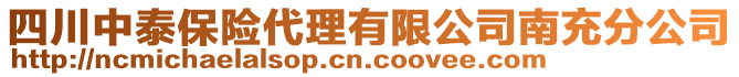 四川中泰保險代理有限公司南充分公司