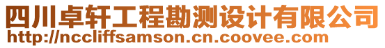 四川卓軒工程勘測設(shè)計(jì)有限公司