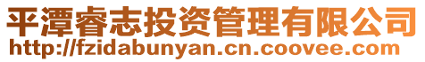 平潭睿志投資管理有限公司