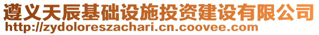 遵義天辰基礎(chǔ)設(shè)施投資建設(shè)有限公司