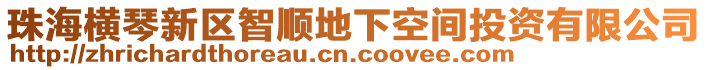 珠海橫琴新區智順地下空間投資有限公司