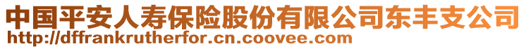 中國平安人壽保險股份有限公司東豐支公司