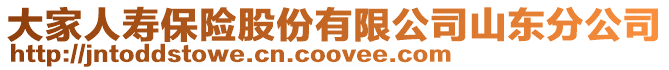 大家人壽保險股份有限公司山東分公司