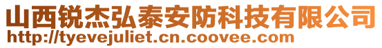 山西銳杰弘泰安防科技有限公司