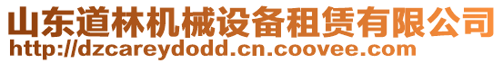 山東道林機(jī)械設(shè)備租賃有限公司