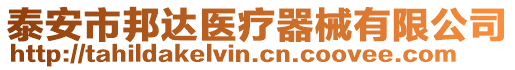 泰安市邦達(dá)醫(yī)療器械有限公司