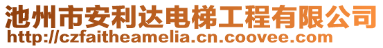 池州市安利達電梯工程有限公司