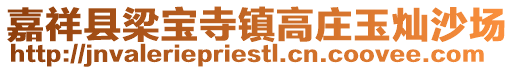 嘉祥縣梁寶寺鎮(zhèn)高莊玉燦沙場