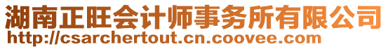 湖南正旺會(huì)計(jì)師事務(wù)所有限公司