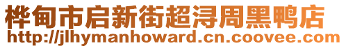 樺甸市啟新街超潯周黑鴨店