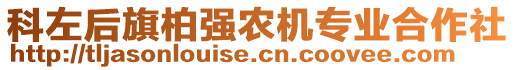 科左后旗柏強農(nóng)機專業(yè)合作社