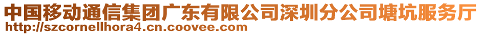 中國移動通信集團廣東有限公司深圳分公司塘坑服務廳