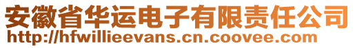 安徽省華運(yùn)電子有限責(zé)任公司