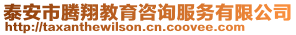 泰安市騰翔教育咨詢服務有限公司