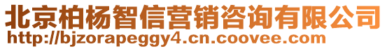 北京柏楊智信營銷咨詢有限公司