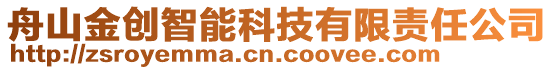 舟山金創智能科技有限責任公司