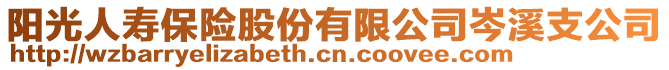 阳光人寿保险股份有限公司岑溪支公司