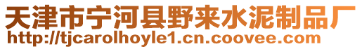 天津市寧河縣野來(lái)水泥制品廠