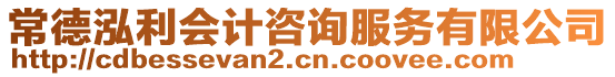 常德泓利會計咨詢服務有限公司