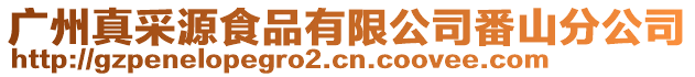 廣州真采源食品有限公司番山分公司