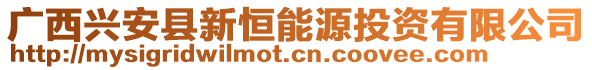 廣西興安縣新恒能源投資有限公司