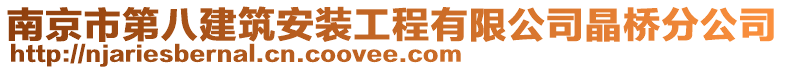 南京市第八建筑安裝工程有限公司晶橋分公司