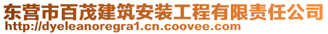 東營市百茂建筑安裝工程有限責(zé)任公司