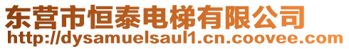 東營市恒泰電梯有限公司