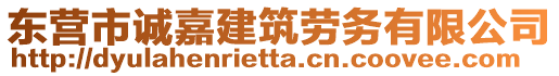 東營(yíng)市誠(chéng)嘉建筑勞務(wù)有限公司