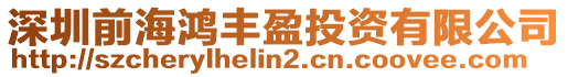 深圳前海鴻豐盈投資有限公司