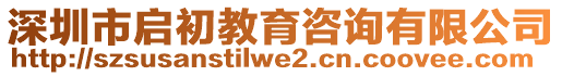 深圳市啟初教育咨詢有限公司