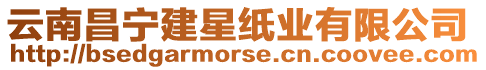 云南昌寧建星紙業有限公司