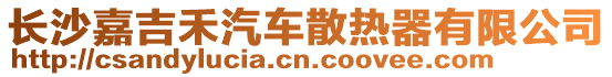 長沙嘉吉禾汽車散熱器有限公司