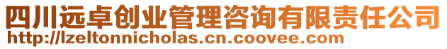 四川遠(yuǎn)卓創(chuàng)業(yè)管理咨詢有限責(zé)任公司